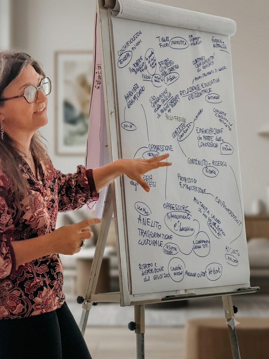 Anna Zumbo, formatrice ed esperta di sviluppo di comunità con esperienza in Italia, Africa francofona e Centro America
